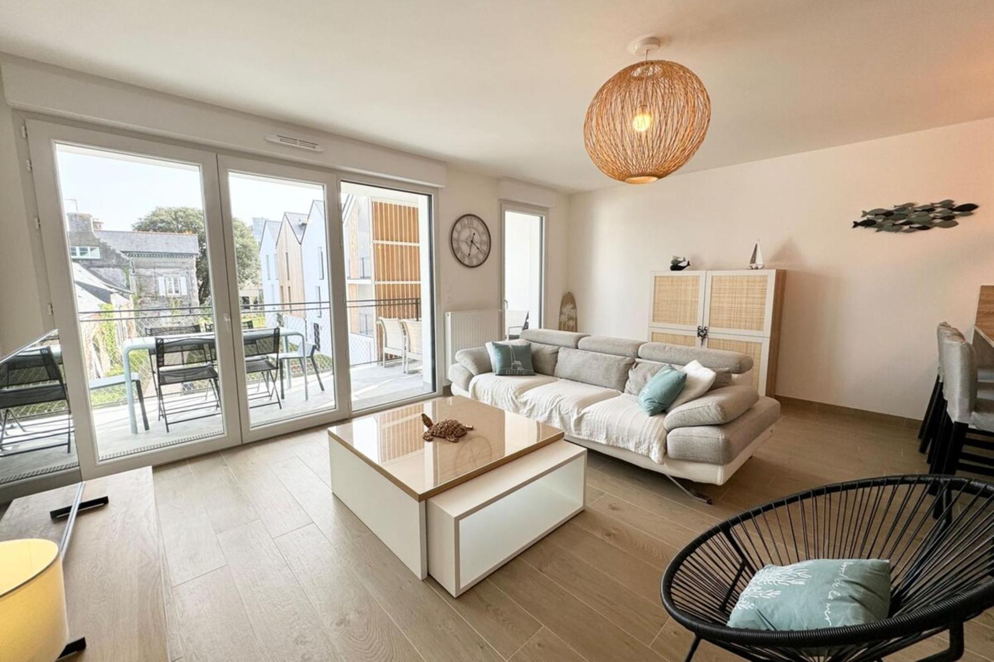 T3 De Standing Plein Bourg - 100M Des Plages Saint-Pierre-Quiberon Exterior photo